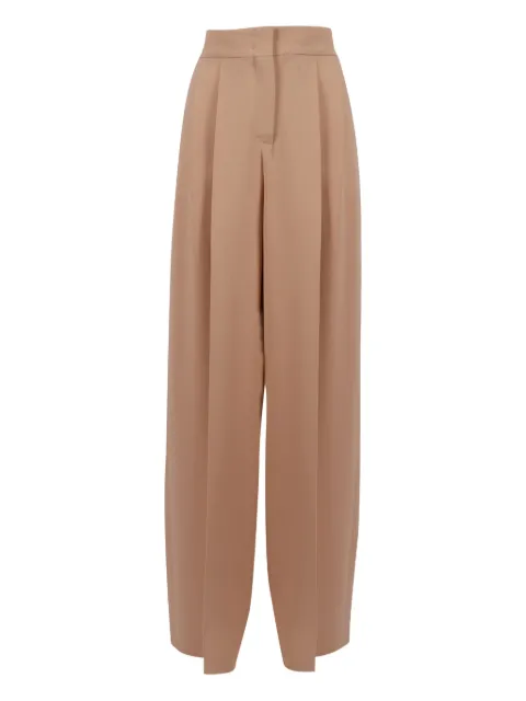 Alberta Ferretti pleated wide-leg trousers Neutrals 03055134