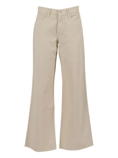 7 For All Mankind Lotta twill flare jeans Neutrals 7UG20E39