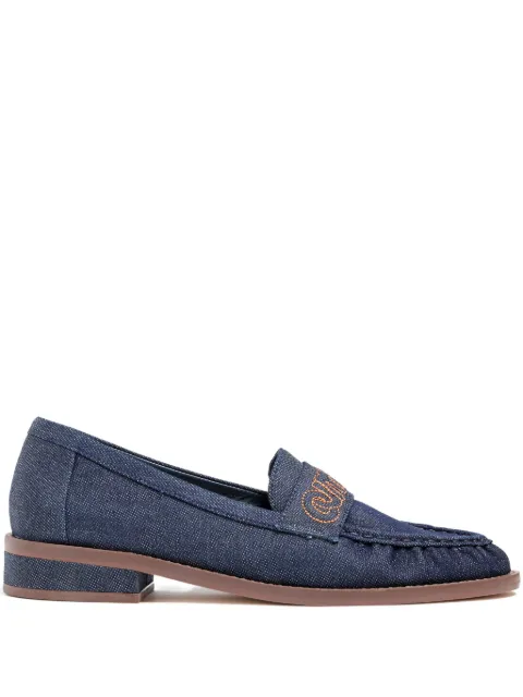Cinq A Sept Gretta Amour loafers Blue SH048T9645ZINDE