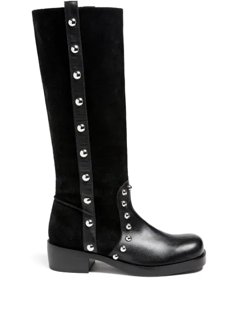 Cinq A Sept 43mm Shira tall boots Black SB019L9647ZBLK