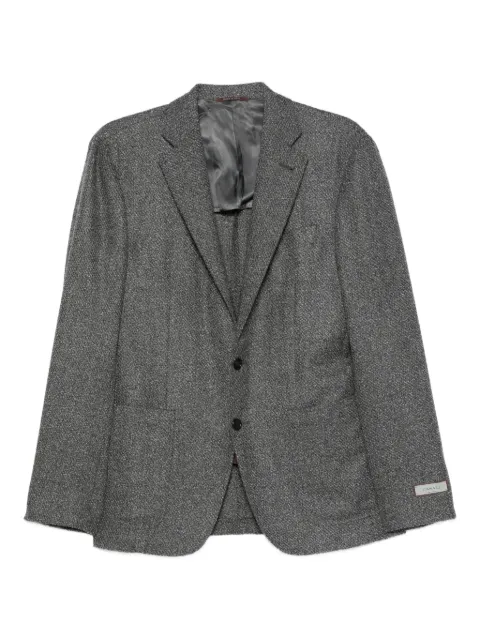 Canali textured two-button jacket Grey 23275CU05256