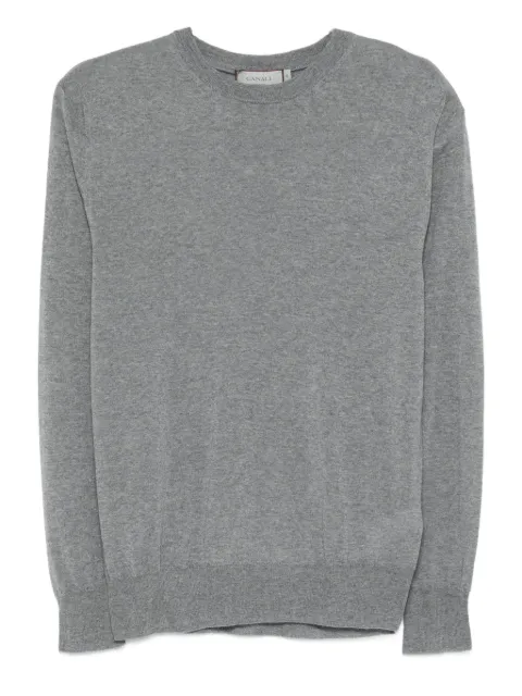 Canali round-neck wool T-shirt Grey C0012MK01149