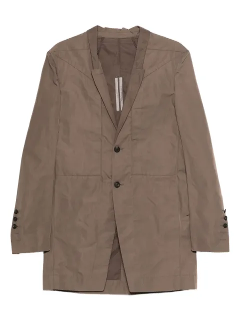 Rick Owens button panelled coat Brown RU01E5753FT