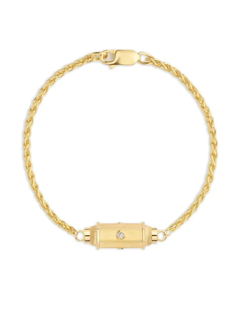 Marie Lichtenberg 18CT yellow gold micro Coco diamond bracelet Gold ML01132