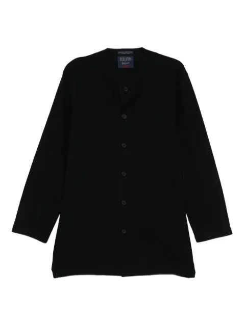 Yohji Yamamoto buttoned-up cardigan Black HLT57174