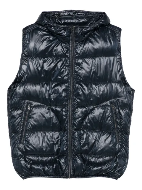 Herno hooded quilted gilet Blue PI001212U12017