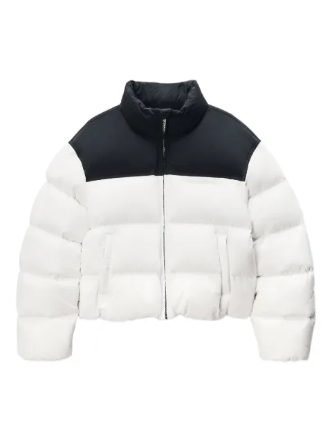 Alexander Wang cropped puffer jacket White 1WC4253303