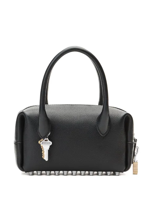 Alexander Wang small Roux studded tote bag Black 20425R12L