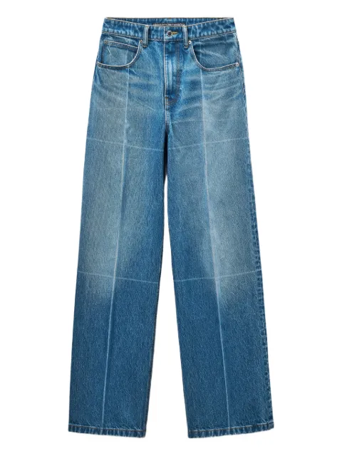 Alexander Wang faded straight jeans Blue 4DC4254848