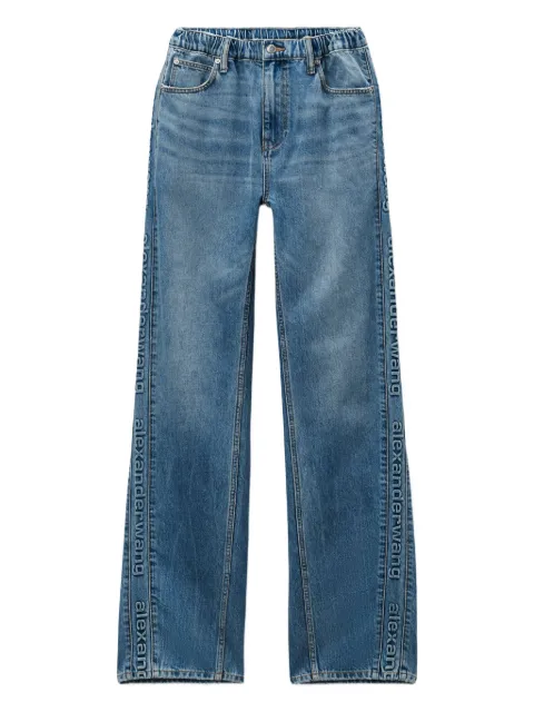 Alexander Wang deep blue logo panel balloon joggers Blue 4DC4254937