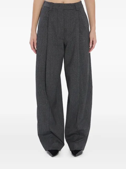 THELATEST pleated front trousers Grey 3116W0218ABTP