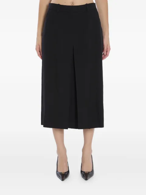 Saint Laurent pleated-detail wool trousers Black 840491Y7B73