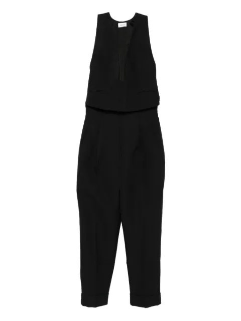 THE ANDAMANE sleeveless v-neck jumpsuit Black T180185A