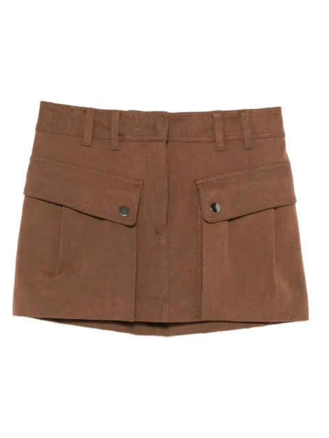 THE ANDAMANE pocket-detail mini skirt Brown T180323ATNC184