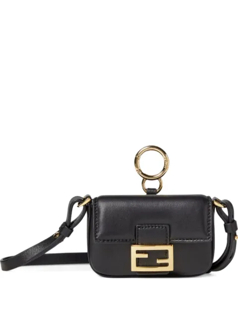 FENDI Baguette charm bag Black 7AS414AYIX