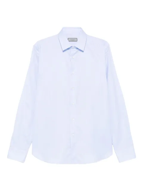 Canali long-sleeve cotton shirt Blue CCLX0A1GA03326