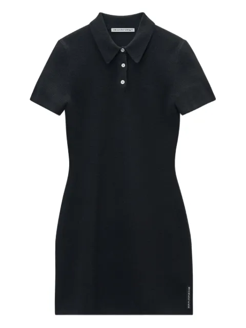 Alexander Wang polo-neck knitted dress Black 4KC4256063