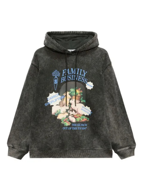 MSGM graphic-print hoodie Black 3941MDM111SE257584