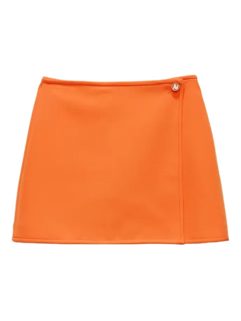 MSGM button-fastening mini skirt Orange 3941MDD20257608