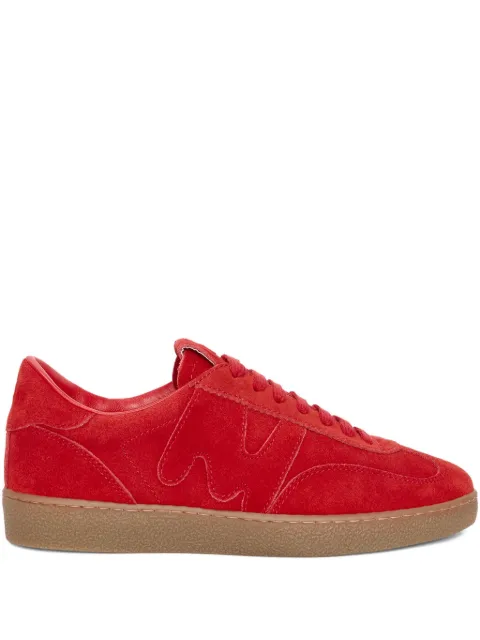 MSGM panelled suede sneakers Red 3941MDS021996