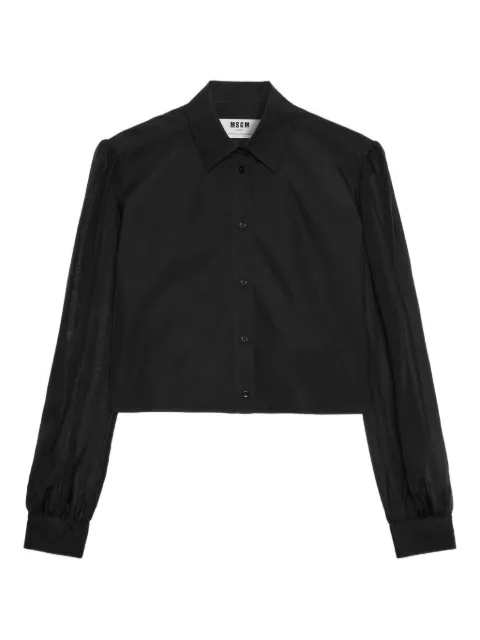 MSGM long-sleeve shirt Black 3942MDE11257602