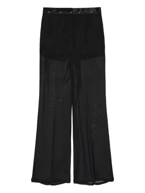 MSGM logo-detail trousers Black 3942MDP03Y257808