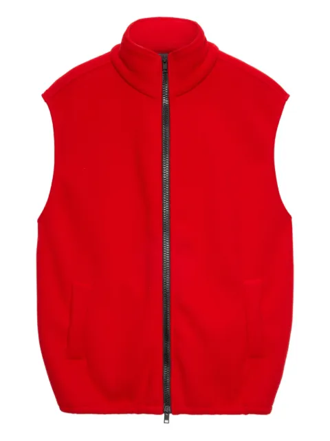MSGM zip-fastenig gilet Red 3942MDH10257801