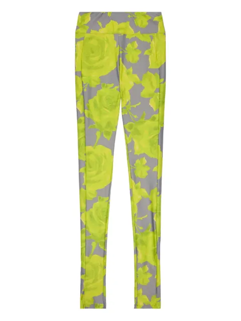 MSGM floral-print trousers Grey 3942MDP10257852