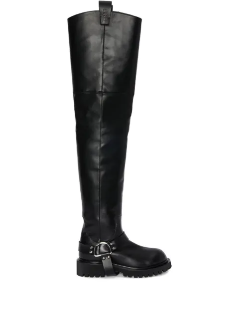 MSGM D-ring over-the-knee boots Black 3942MDS676557