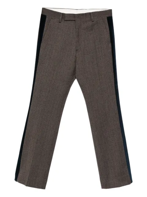 Wales Bonner pinstripe trousers Grey MA25TR03WO03902