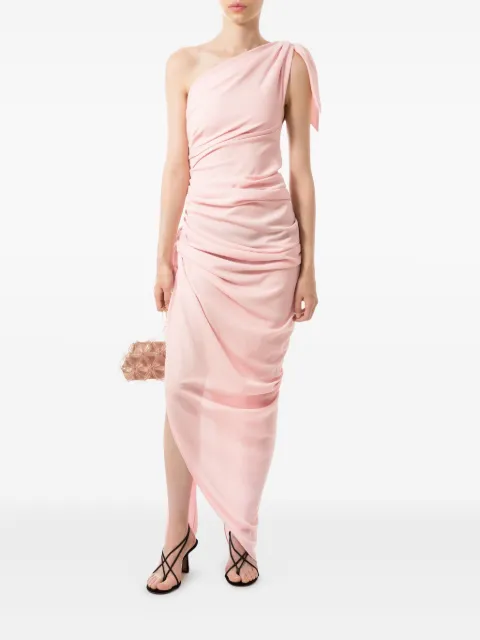 Aleksandre Akhalkatsishvili one-shoulder draped asymmetric dress Pink CPK04