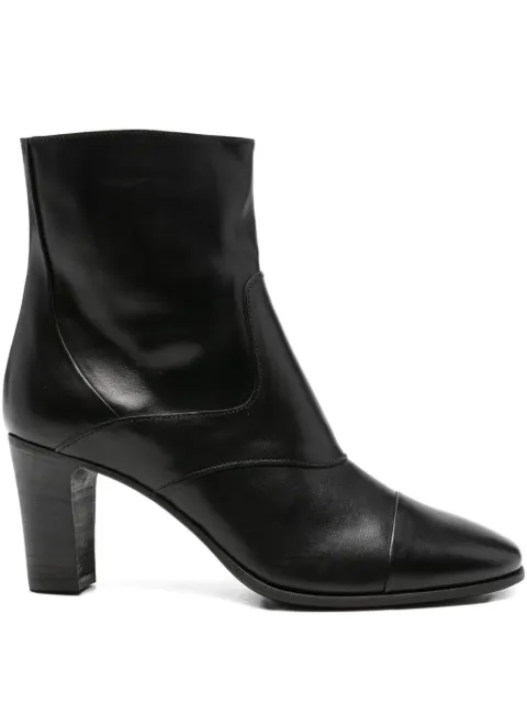 Pantanetti leather zip-fastening boots Black 18224C