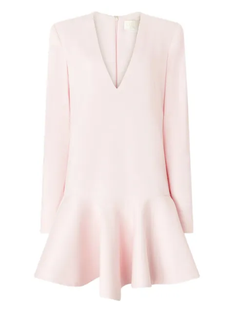 Genny v-neck peplum dress Pink 79AJO470N0278