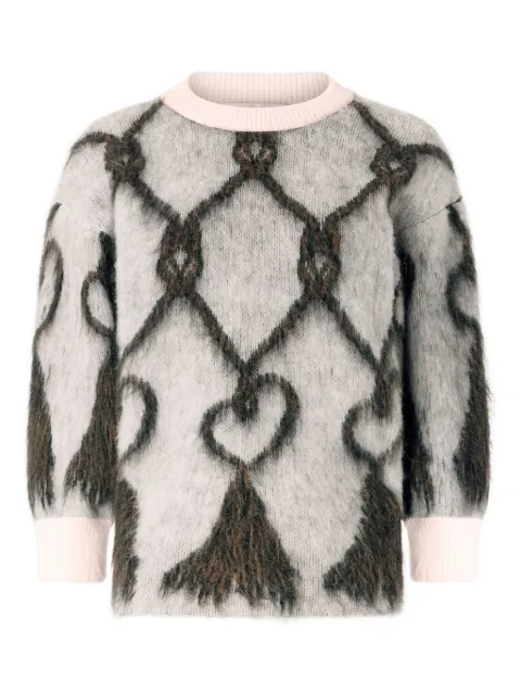Genny patterned sweater Neutrals 79AJF868CMX54