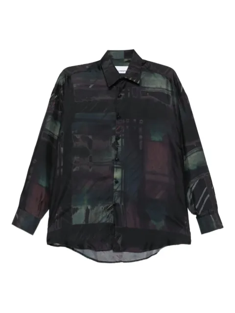 Costumein abstract-print shirt Black Z42Z103