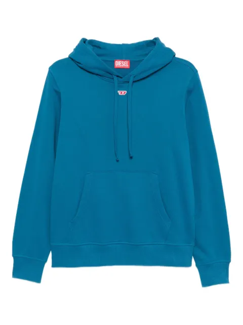 Diesel logo-patch hoodie Blue A040730GEAD