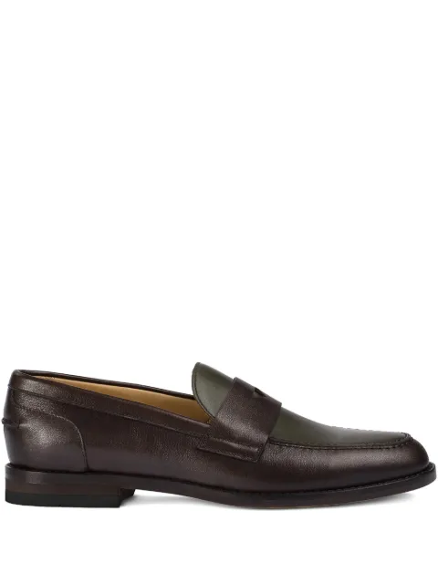 Doucal's leather penny loafers Brown DD8796ALAIPF708TV37