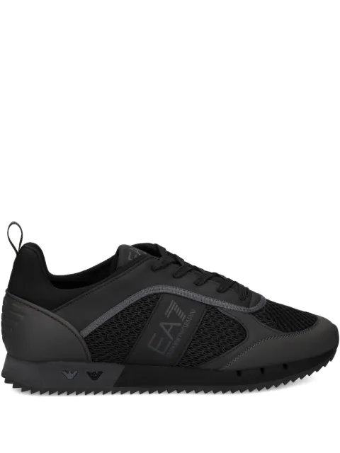 Ea7 Emporio Armani logo-detail mesh sneakers Black 7X000334AF18610