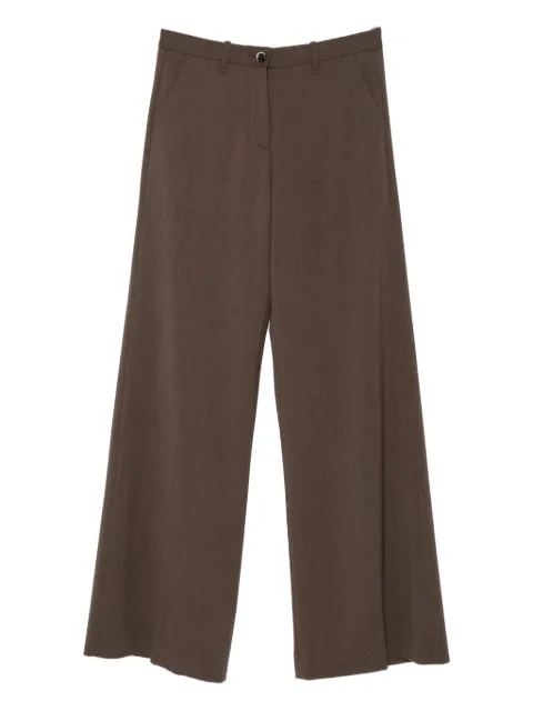 Nine In The Morning stretch-wool trousers Brown 9FW25NAC139