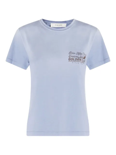 Golden Goose graphic-print T-shirt Blue GWP02322P002124