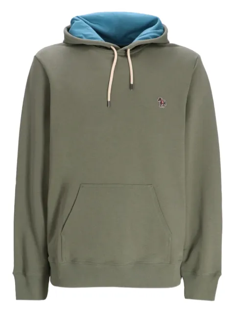 Paul Smith logo-patch hoodie Green M2R284SZT21116