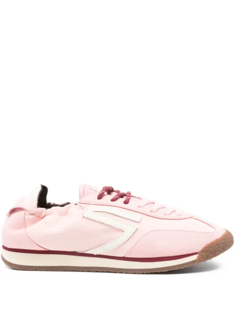 Puraai panelled lace-up sneakers Pink PU602P020
