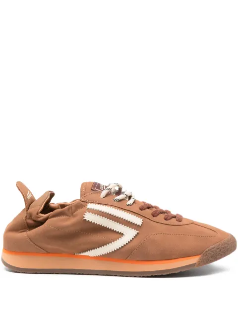 Puraai Panther stripe-detail sneakers Brown PU602P012