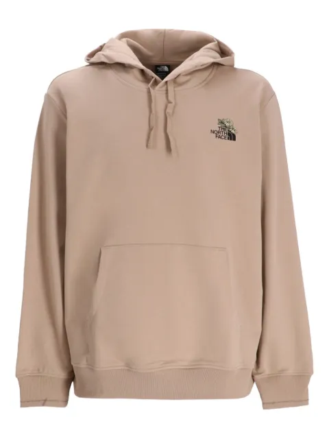 The North Face Connect floral-embroidered hoodie Neutrals NF0A8EGZ