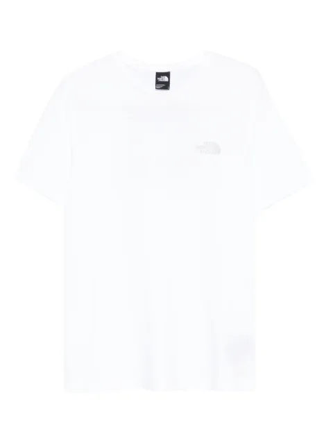 The North Face logo-embroidered cotton T-shirt White NF0A8C4V