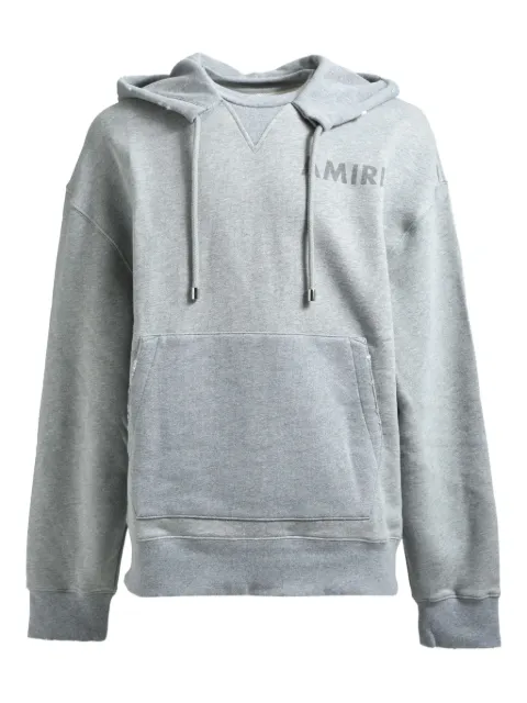 AMIRI logo-print hoodie Grey AMJYHD1121