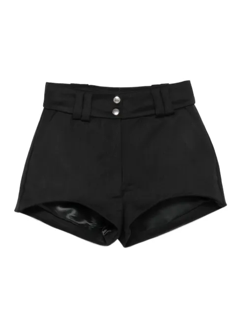 Vestiaire d'un Oiseau Libre high-waisted shorts Black CUTOUTSHORTS