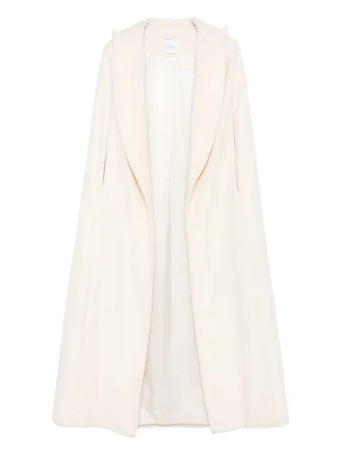 Vestiaire d'un Oiseau Libre A-line cape White CASHMEREBLENDCAPE