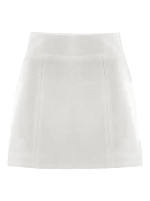 Vestiaire d'un Oiseau Libre panelled mini skirt Neutrals CASHMEREMINISKIRT