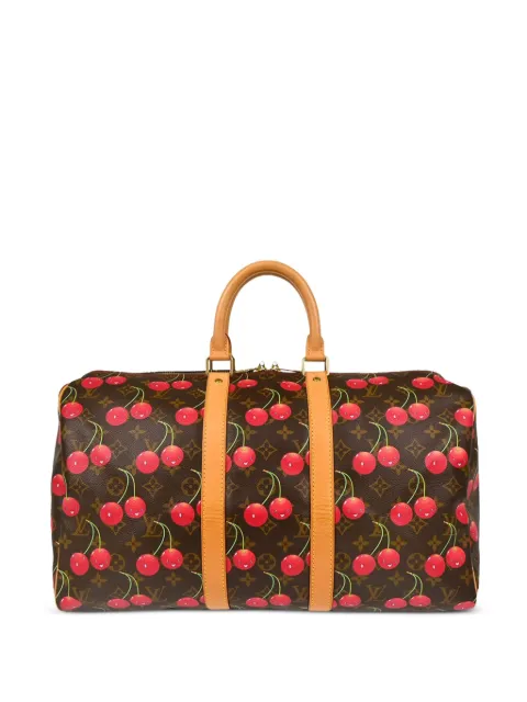 Louis Vuitton Pre-Owned 2005 Monogram Cherry Keepall 45 duffle handbag Brown 195527